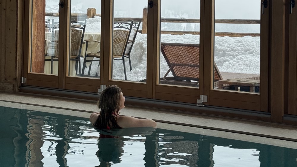 Genieten in de Spa van Le Chalet d'Adrien.